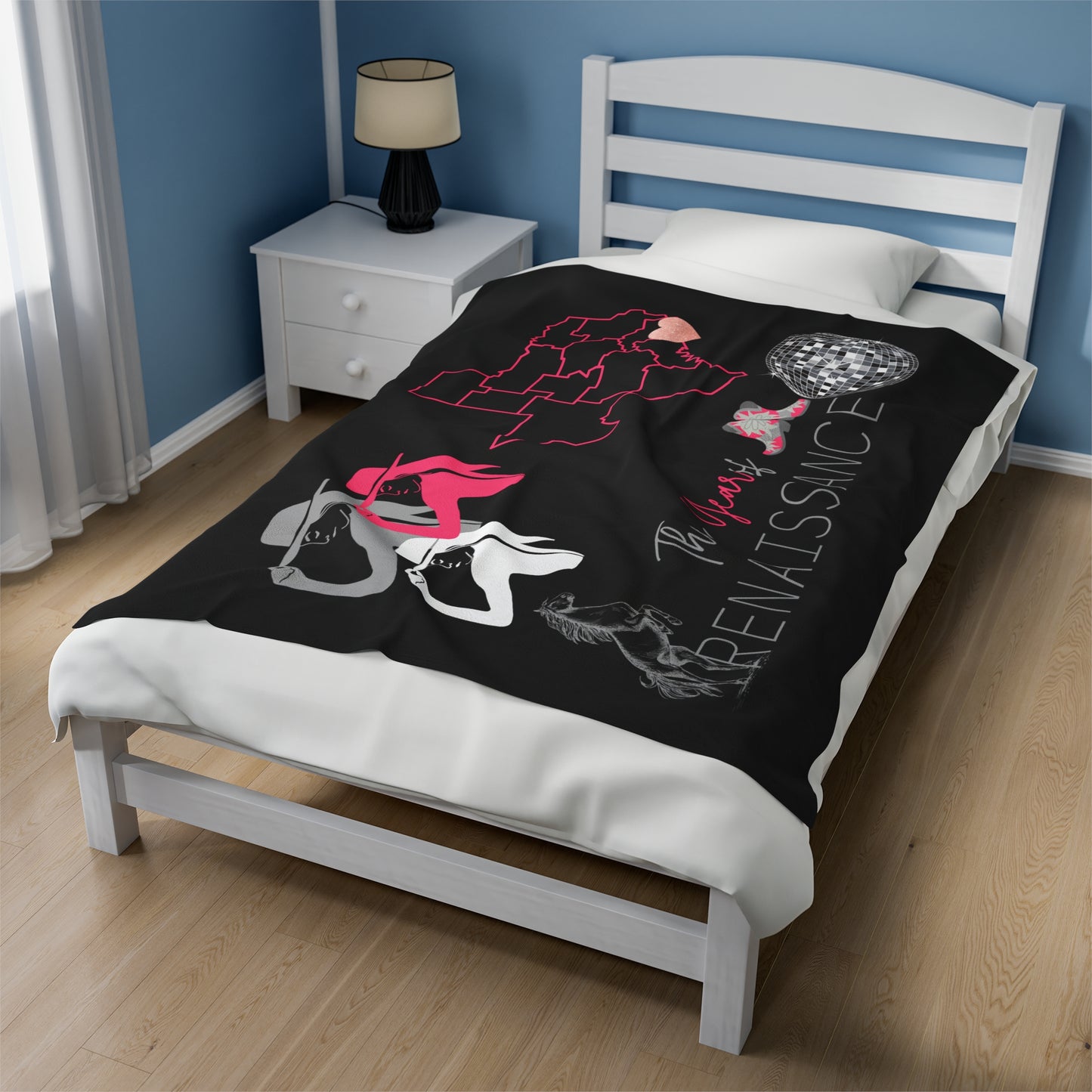The Year of Renaissance | State of Texas | Velveteen Plush Blanket