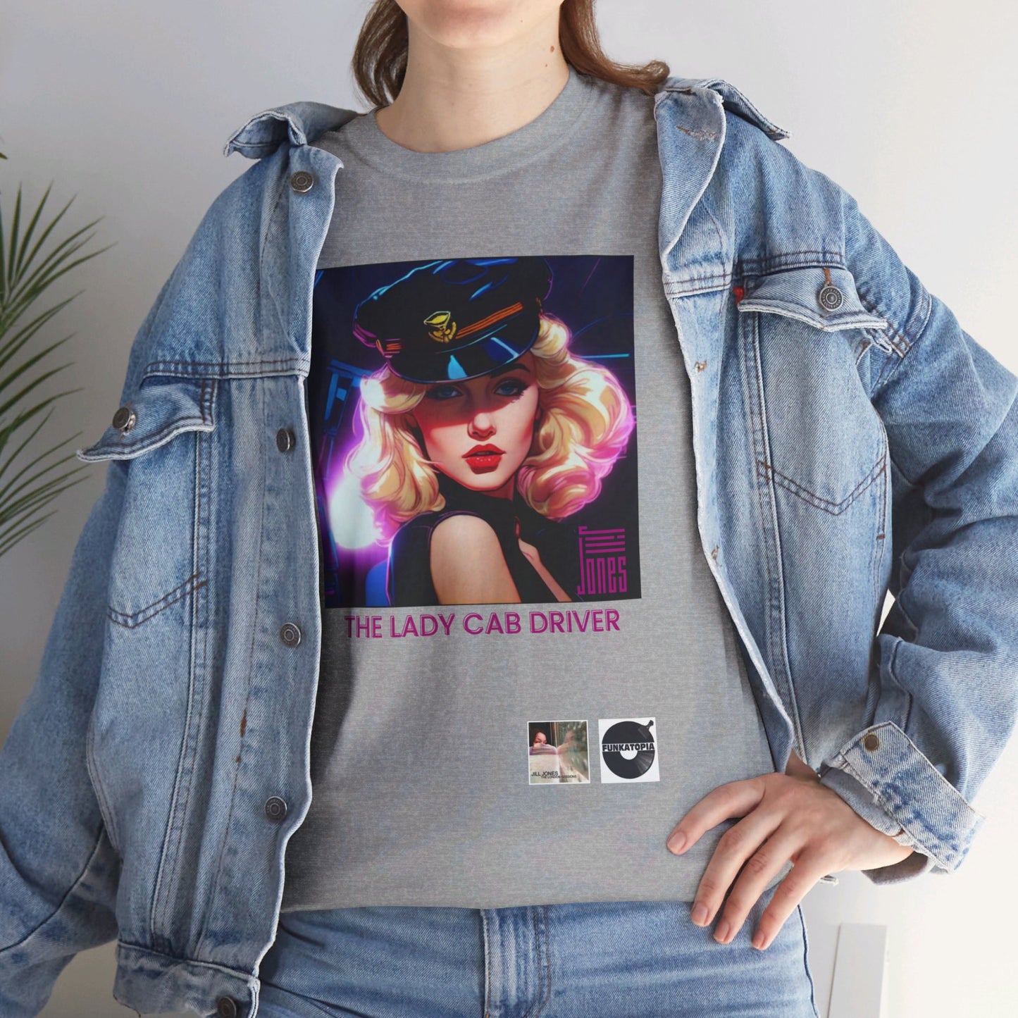 Jill Jones vs. The Lady Cab Driver (Funkatopia Radio Special Edition) Heavy Cotton T-Shirt | Fit For All