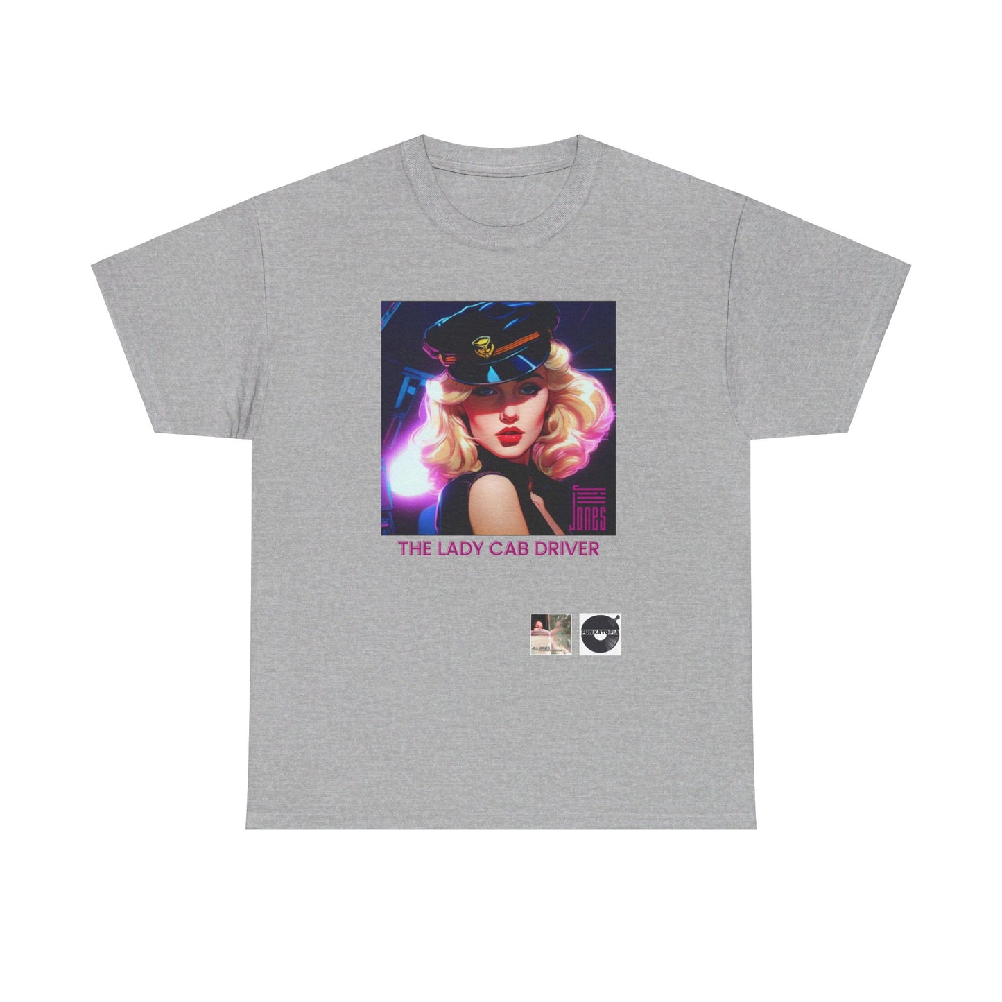Jill Jones vs. The Lady Cab Driver (Funkatopia Radio Special Edition) Heavy Cotton T-Shirt | Fit For All