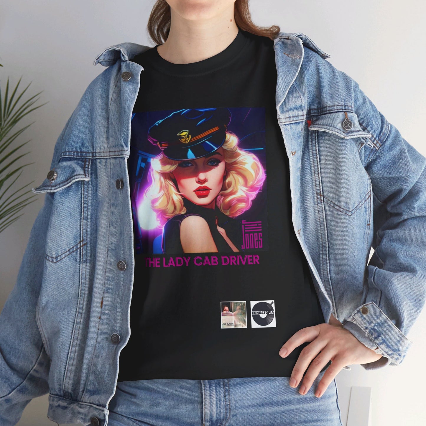 Jill Jones vs. The Lady Cab Driver (Funkatopia Radio Special Edition) Heavy Cotton T-Shirt | Fit For All