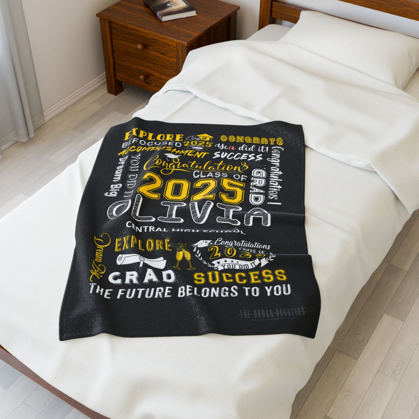 Personalized Fleece Blanket | 2025 Graduation Gift