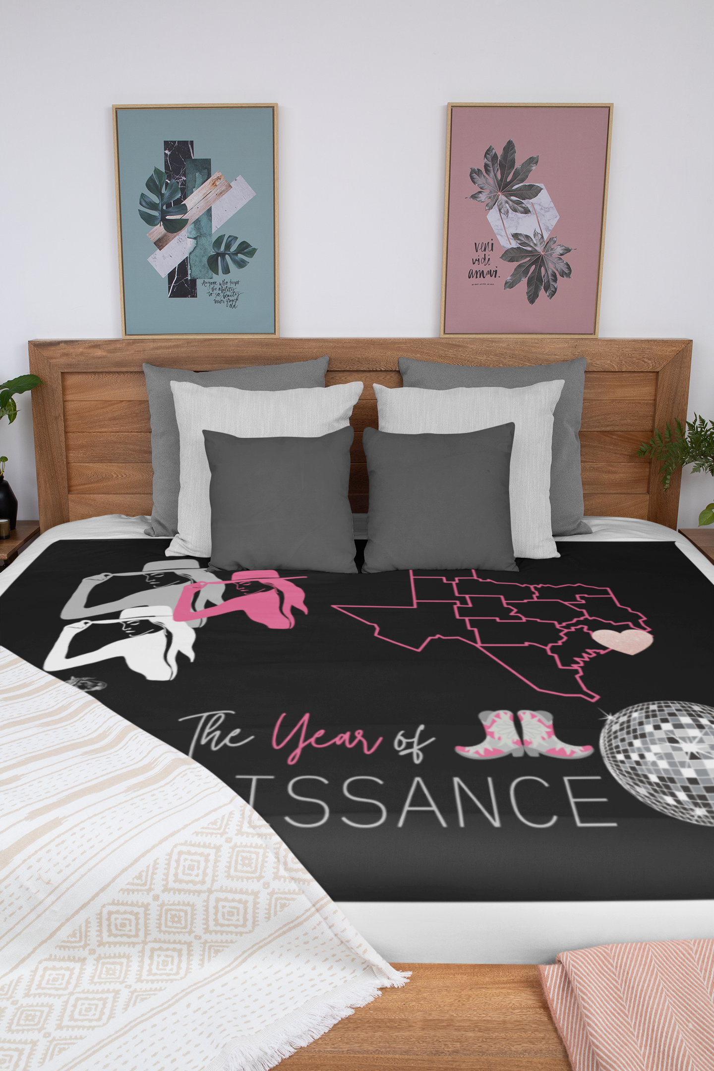 The Year of Renaissance | State of Texas | Velveteen Plush Blanket