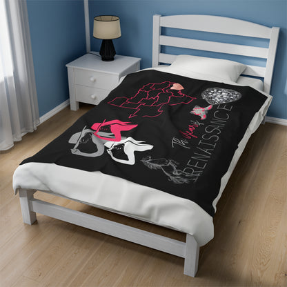 The Year of Renaissance | State of Texas | Velveteen Plush Blanket