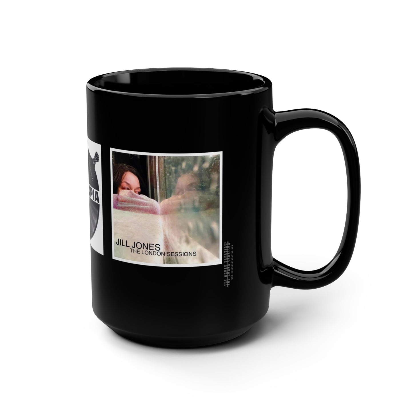 Jill Jones vs. The Lady Cab Driver  (Funkatopia Radio Special Edition)  Black Mug, 15oz