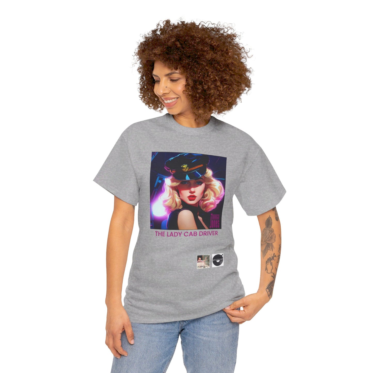 Jill Jones vs. The Lady Cab Driver  (Funkatopia Radio Special Edition)  Heavy Cotton T-Shirt | Fit For All