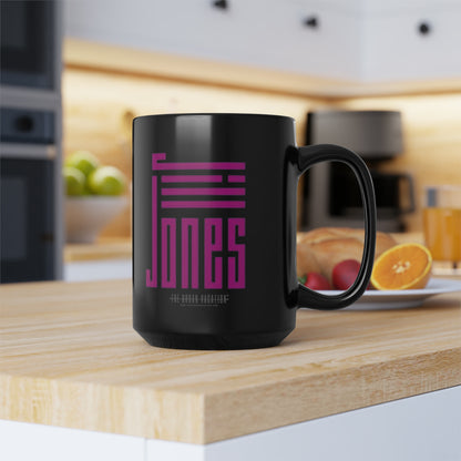 Jill Jones | Original Logo - Black Mug, 15oz