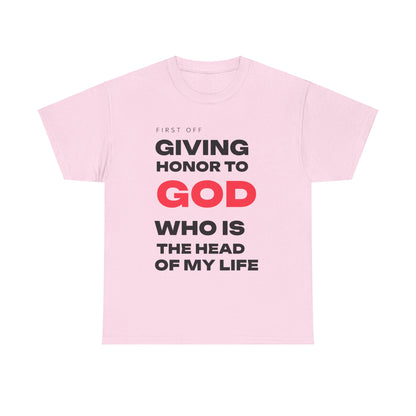 Giving Honor Gratitude T-Shirt