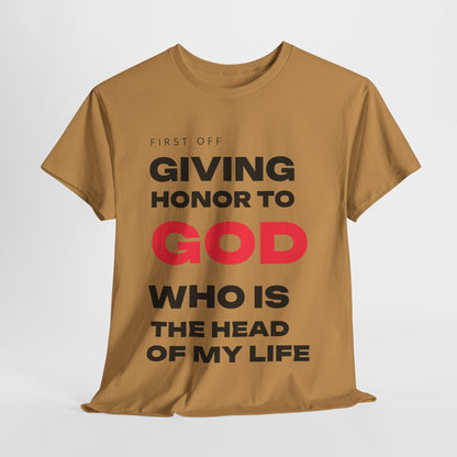 Giving Honor Gratitude T-Shirt