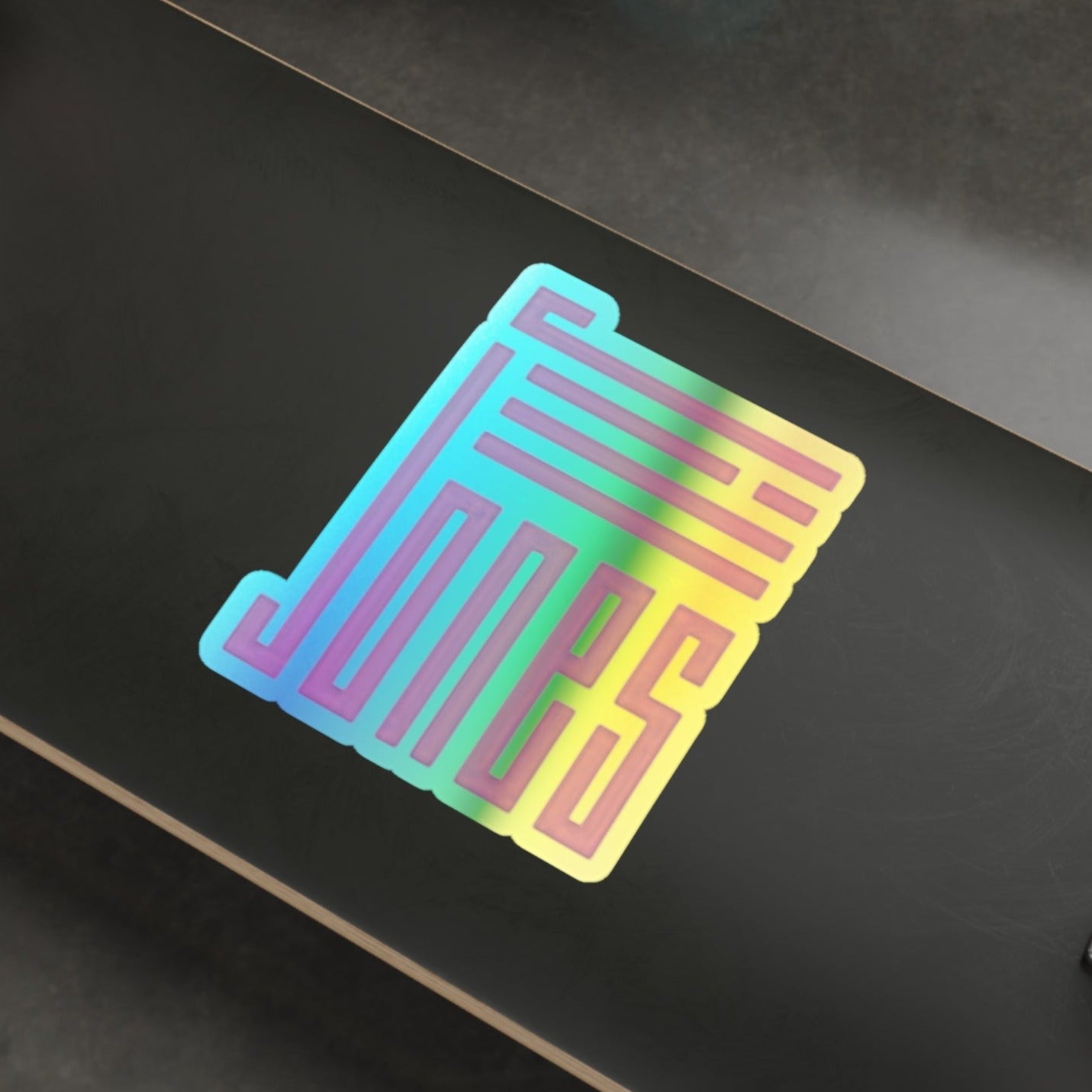 Jill Jones | Original Logo - Holographic Die-cut Sticker