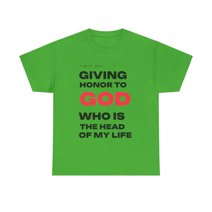 Giving Honor Gratitude T-Shirt
