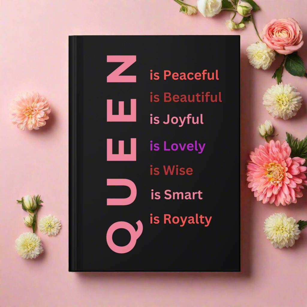 👑 "Queen" 👑 Customized Hardcover Journal | Add Your Name