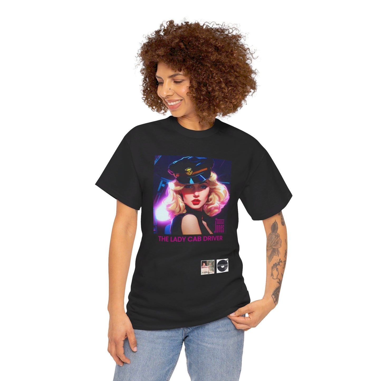 Jill Jones vs. The Lady Cab Driver  (Funkatopia Radio Special Edition)  Heavy Cotton T-Shirt | Fit For All