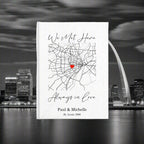 We Met Here | Customized Journal