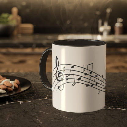 Music Scale & Notes Coffee Mug 11oz