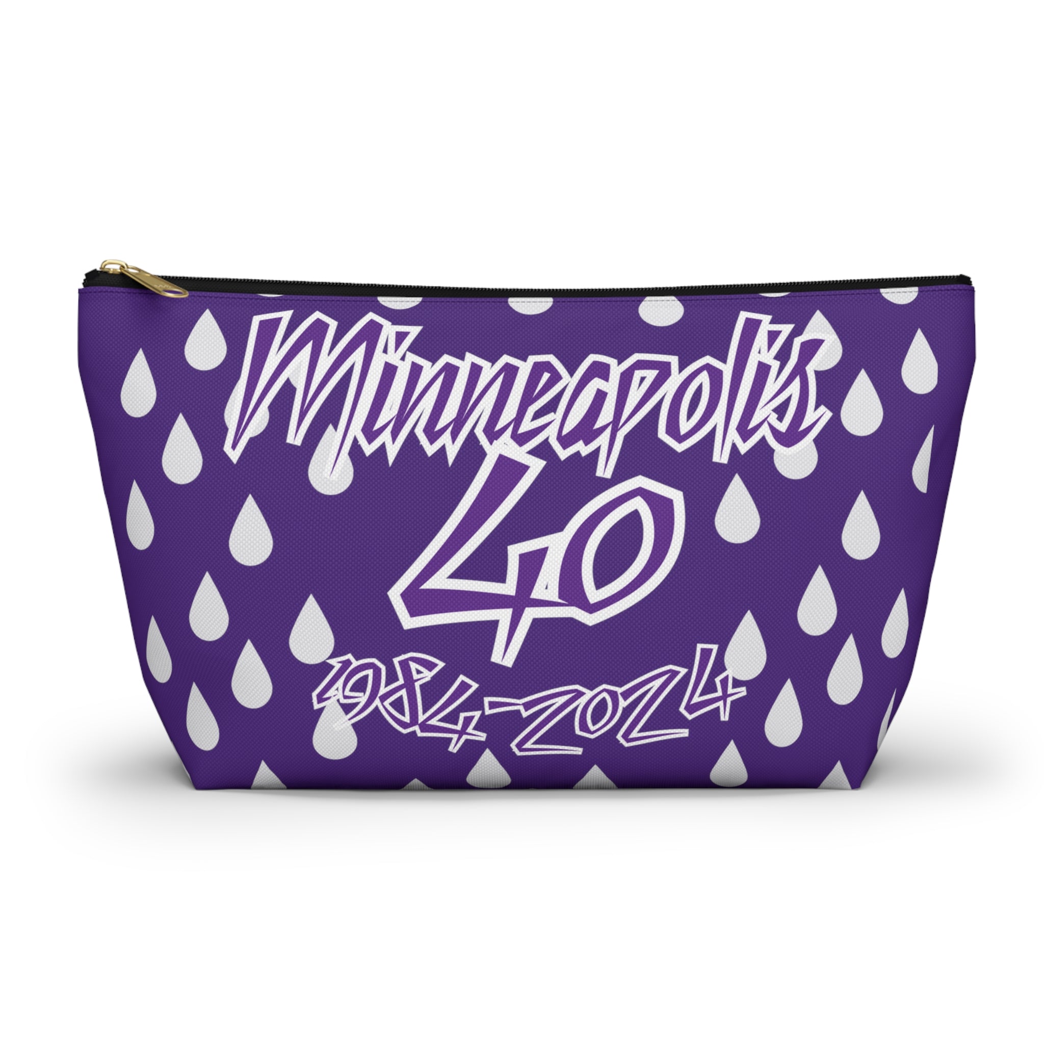 Jerome Benton - "Rollin' With Rome" meets "Minneapolis 40 | 1984-2024" Travel Bag (Purple)