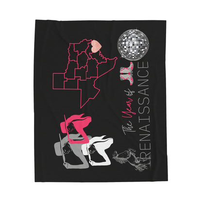 The Year of Renaissance | State of Texas | Velveteen Plush Blanket