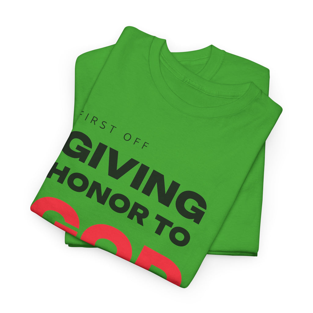 Giving Honor Gratitude T-Shirt