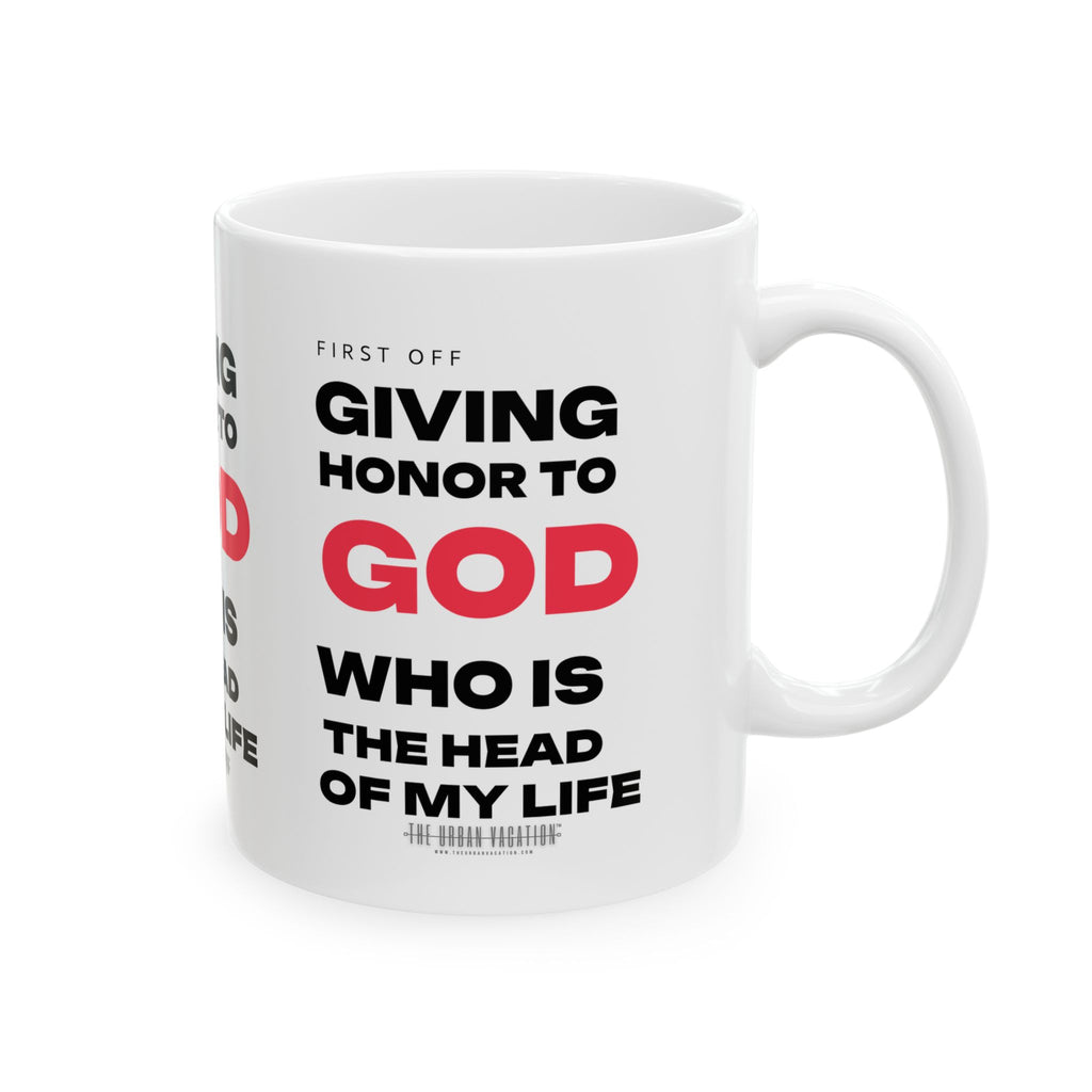 Giving Honor Ceramic Gratitude 11oz Mug