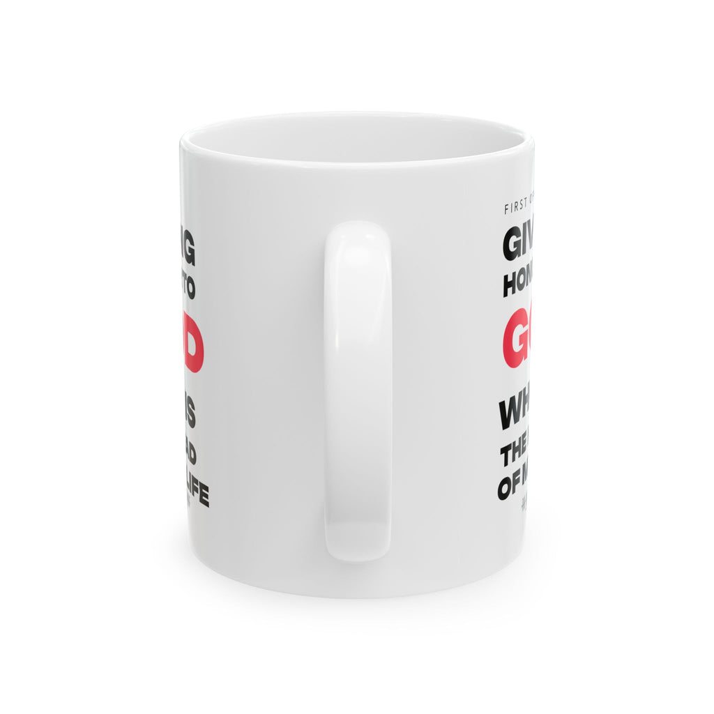 Giving Honor Ceramic Gratitude 11oz Mug
