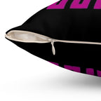 Jill Jones | Original Logo - Square Pillow (Onyx)