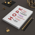 🙌 HOPE 🙌  | 📓 Personalized Custom Hardcover Journal 📓