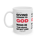 Giving Honor Ceramic Gratitude 11oz Mug