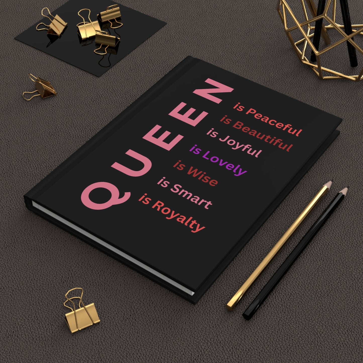 👑 "Queen" 👑 Customized Hardcover Journal | Add Your Name