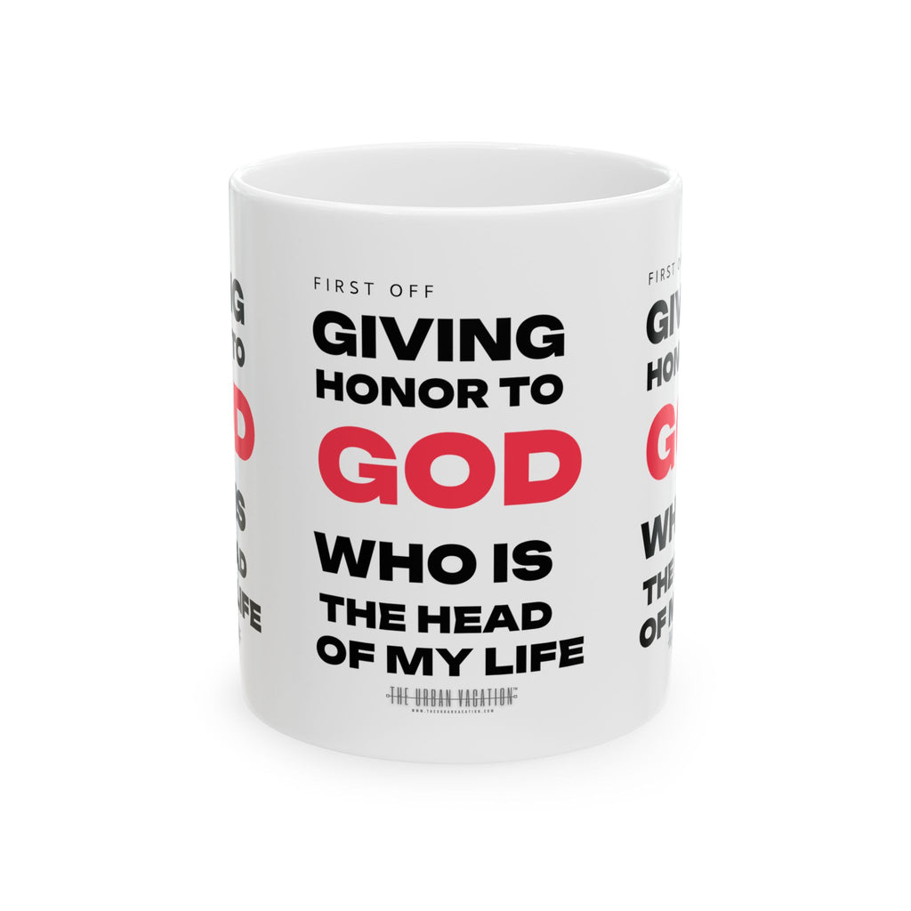 Giving Honor Ceramic Gratitude 11oz Mug