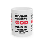 Giving Honor Ceramic Gratitude 11oz Mug