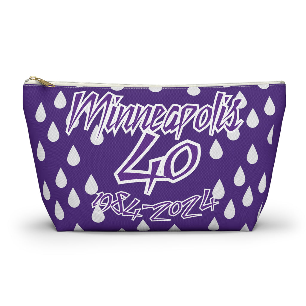 Jerome Benton - "Rollin' With Rome" meets "Minneapolis 40 | 1984-2024" Travel Bag (Purple)