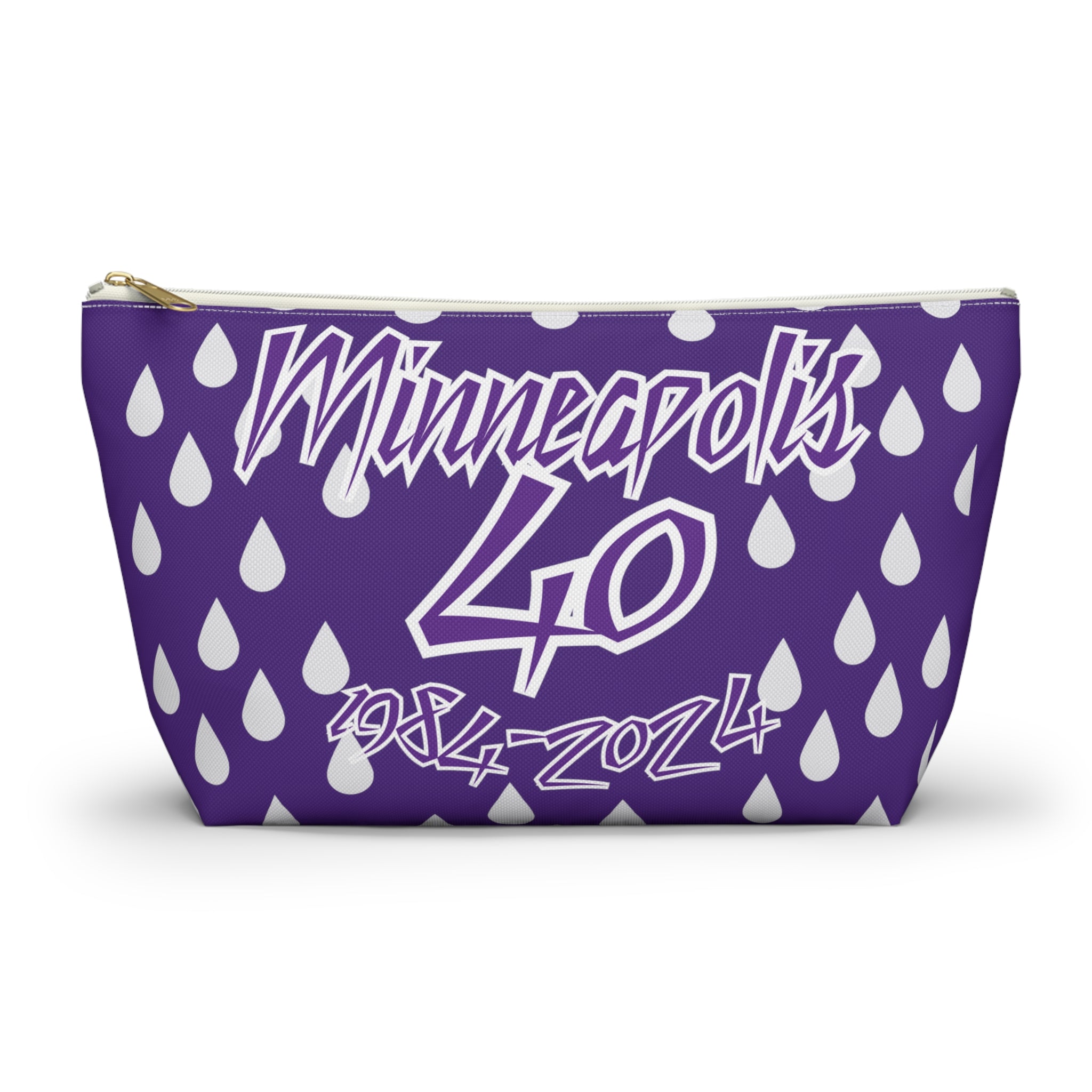 Jerome Benton - "Rollin' With Rome" meets "Minneapolis 40 | 1984-2024" Travel Bag (Purple)