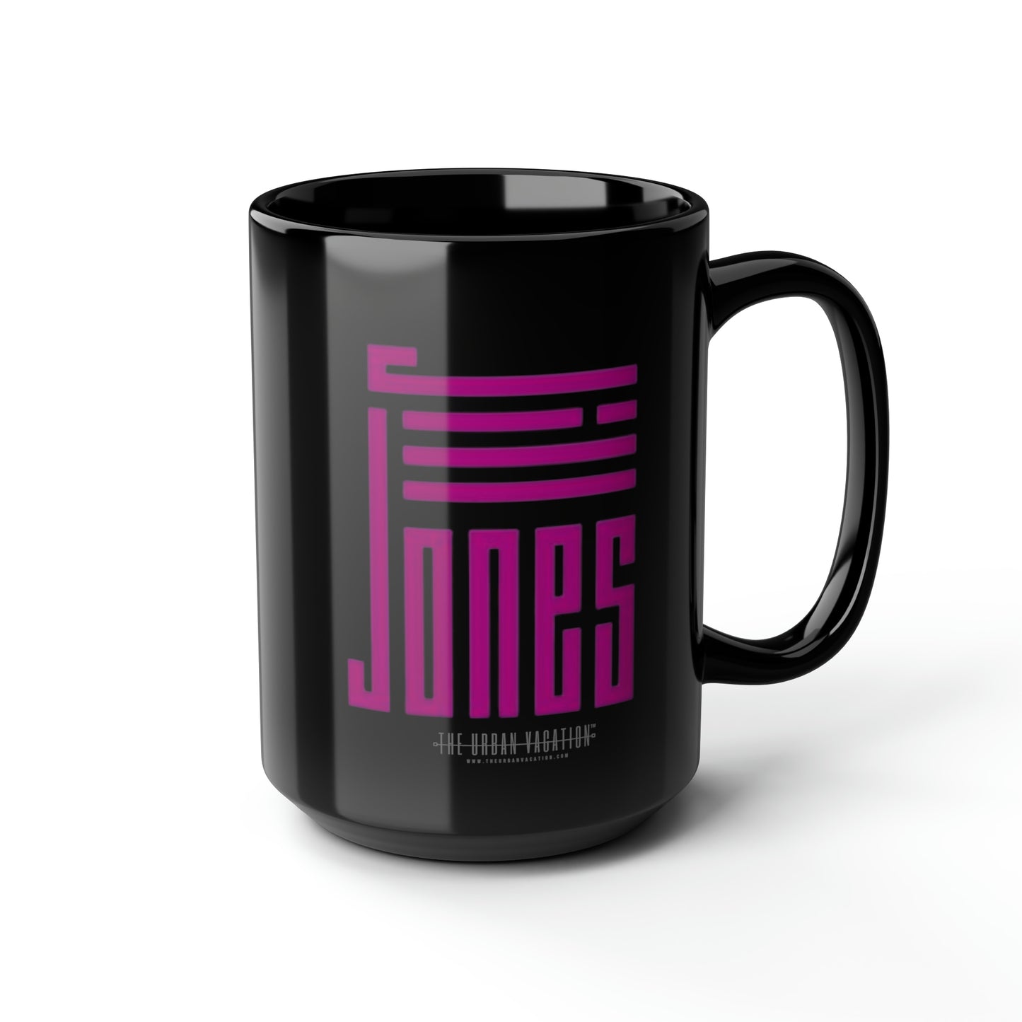 Jill Jones | Original Logo - Black Mug, 15oz