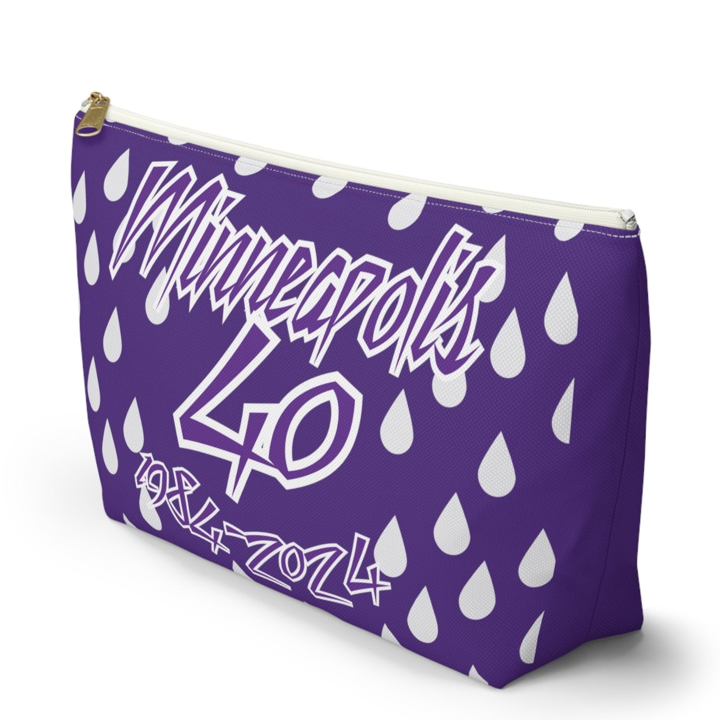 Jerome Benton - "Rollin' With Rome" meets "Minneapolis 40 | 1984-2024" Travel Bag (Purple)