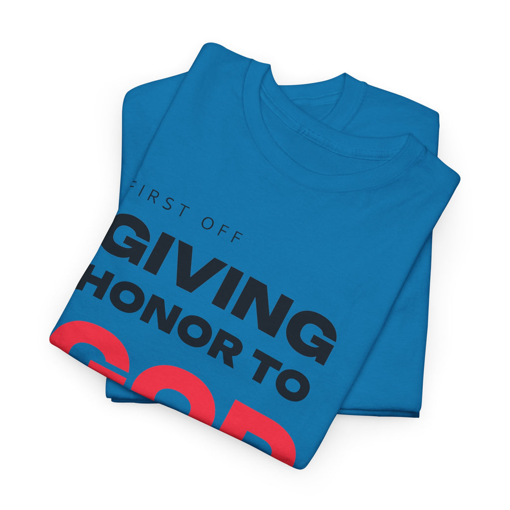 Giving Honor Gratitude T-Shirt