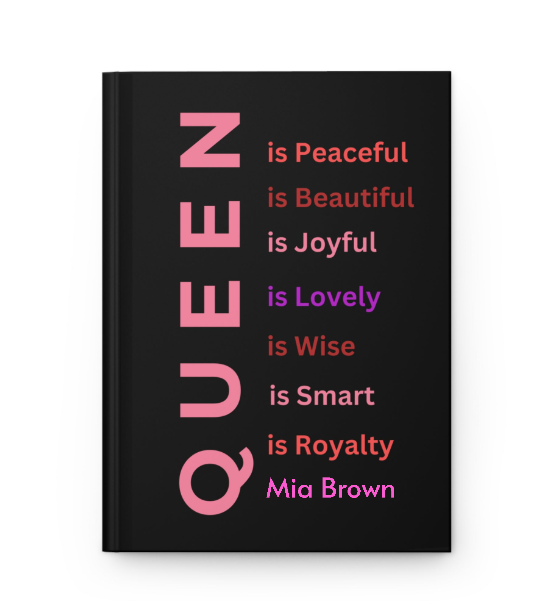 👑 "Queen" 👑 Customized Hardcover Journal | Add Your Name