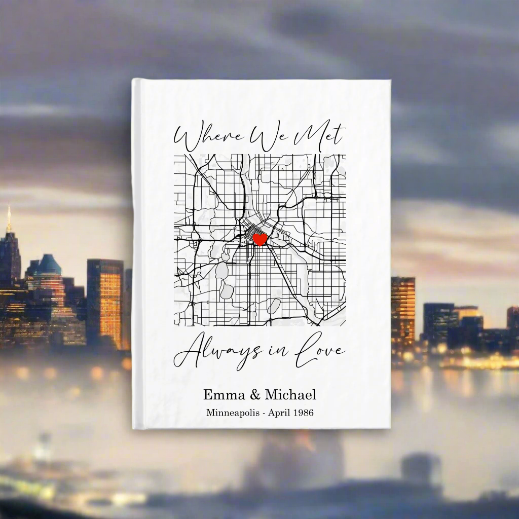 We Met Here | Customized Journal