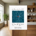 We Met Here | Customized Journal