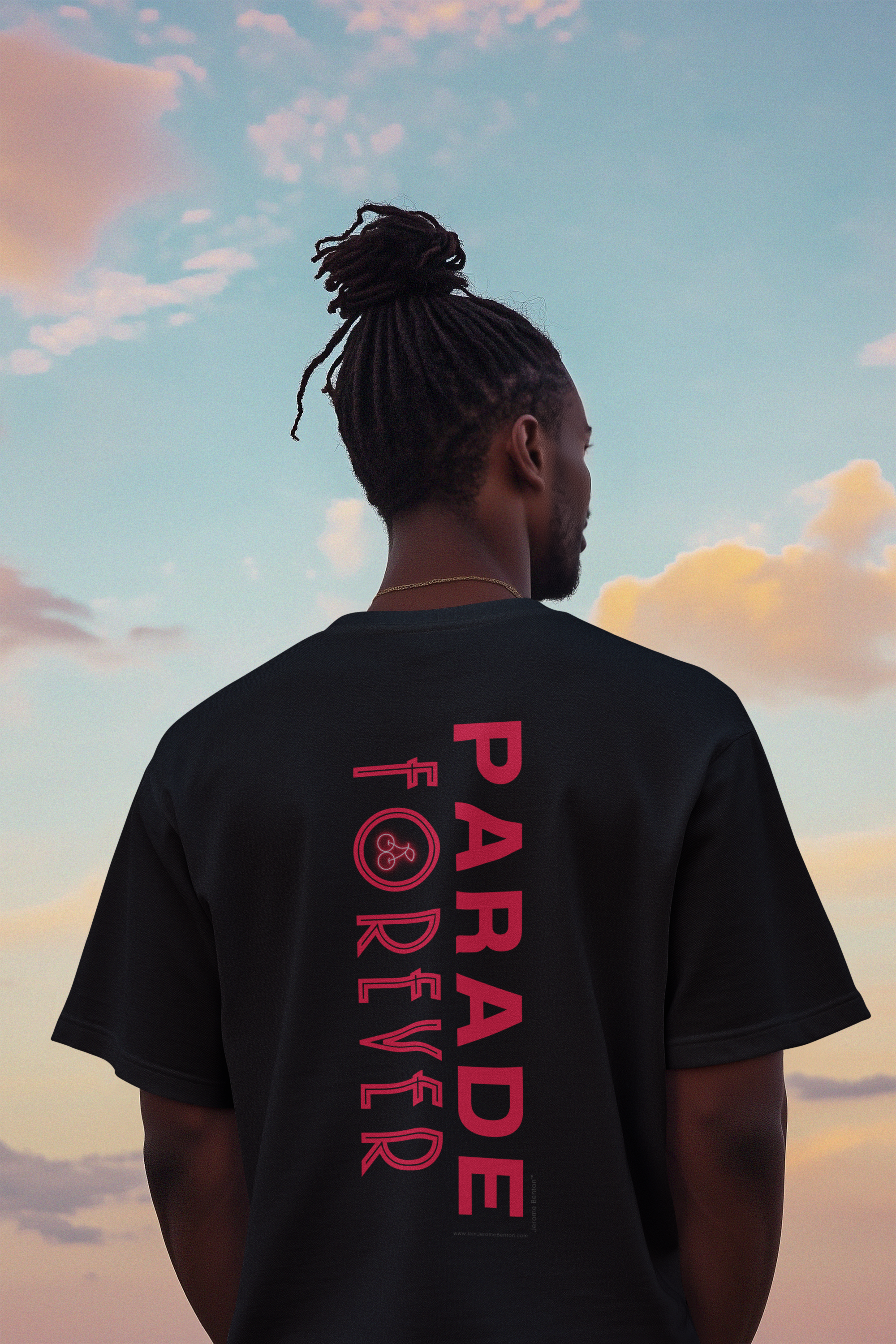 Jerome Benton | Parade Forever - Heavy Cotton T-Shirt | Fit For All