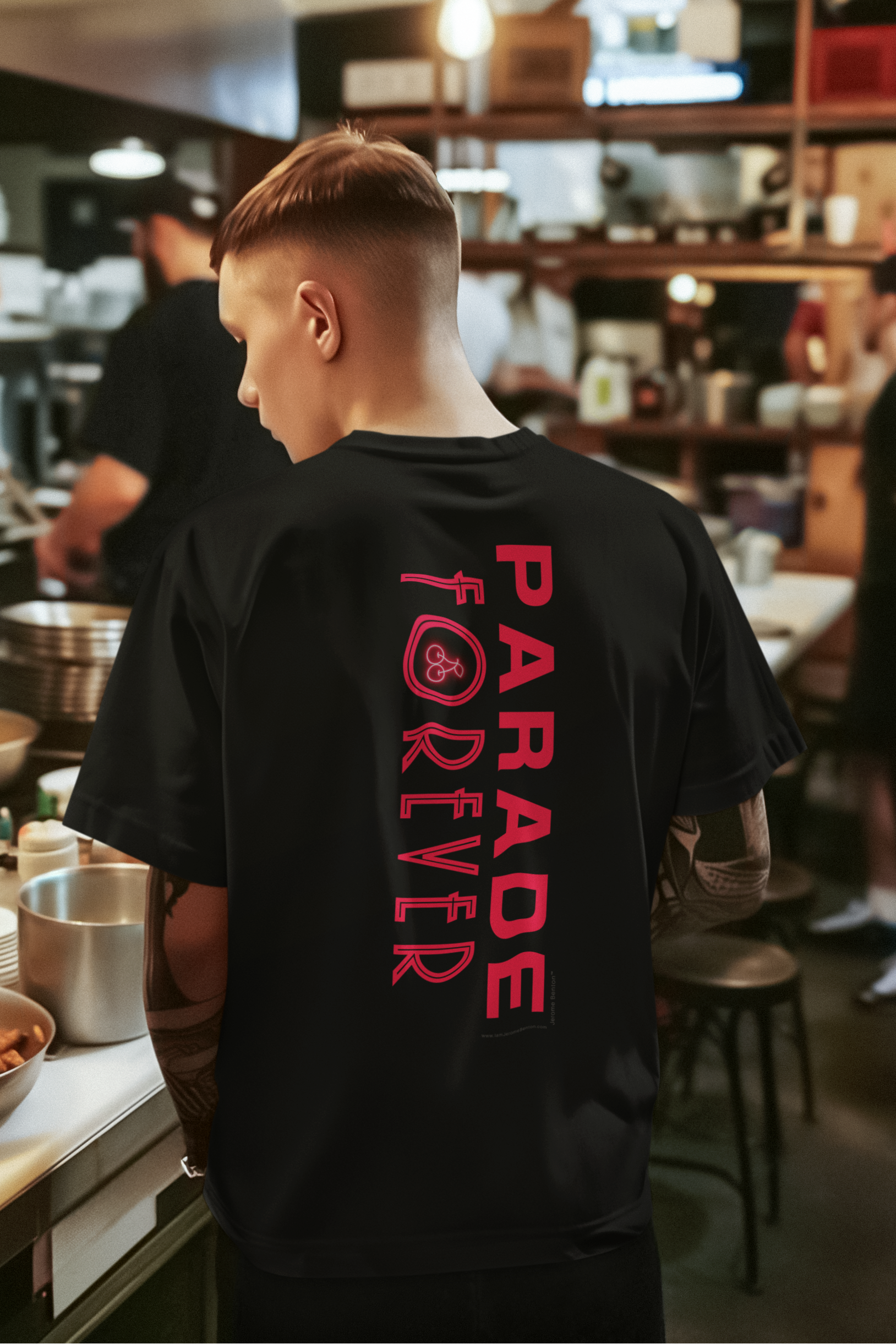 Jerome Benton | Parade Forever - Heavy Cotton T-Shirt | Fit For All