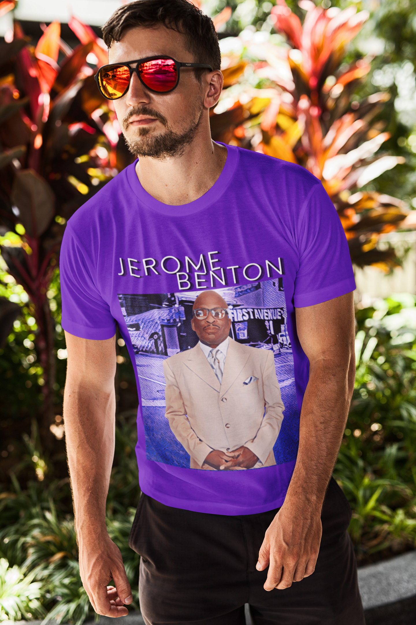 Jerome Benton - "Tricky in Purple" (Special Edition) - T-Shirt - Sized for All