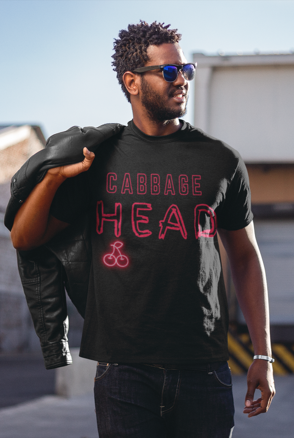 Jerome Benton - "Cabbage Head"  Double Sided T-Shirt