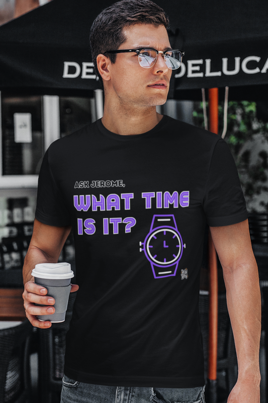 "Ask Jerome, What Time is It?" T-Shirt | Special Edition | Jerome Benton